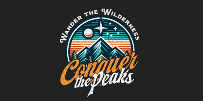 Machinery Script Font Poster 8