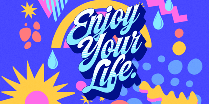 Machinery Script Font Poster 7