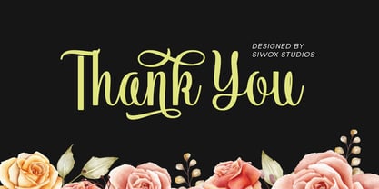 Vendila Script Font Poster 8