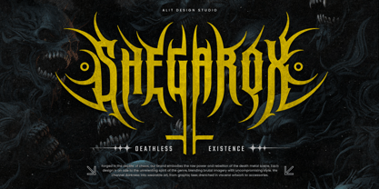 Megaroom Font Poster 2