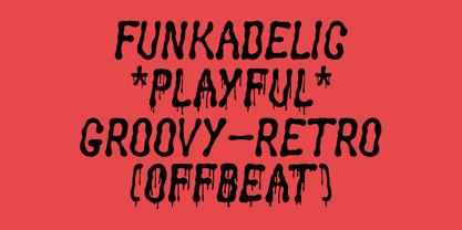 Groovy Liquor Font Poster 4