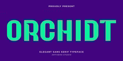 Orchidt Font Poster 1