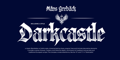 Darkcastle Font Poster 1