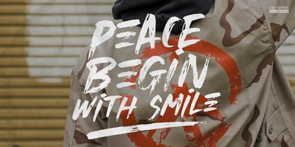 Higher Peace Font Poster 3