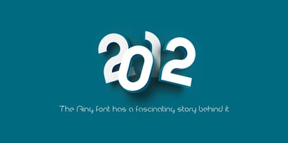 Ring Font Poster 3