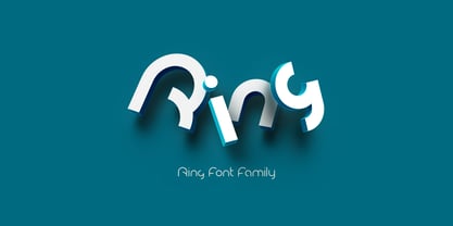 Ring Font Poster 1