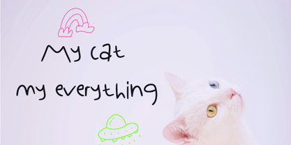 Kids handmade Font Poster 5