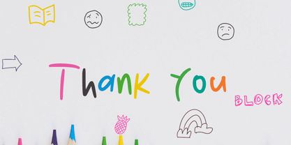 Kids handmade Font Poster 6