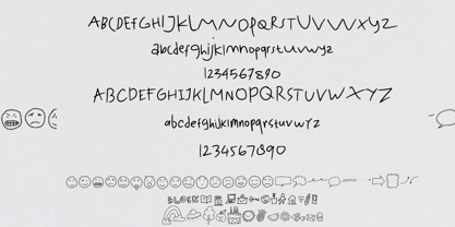 Kids handmade Font Poster 3