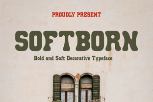 CF Softborn Font Poster 1