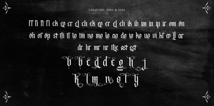 Dreadthorn Font Poster 10