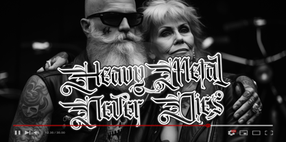 Dreadthorn Font Poster 4