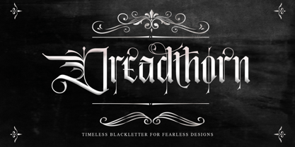 Dreadthorn Font Poster 1