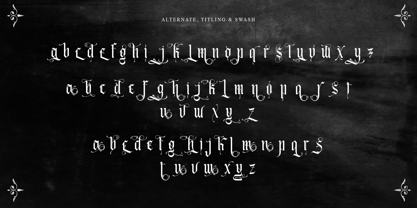 Dreadthorn Font Poster 9