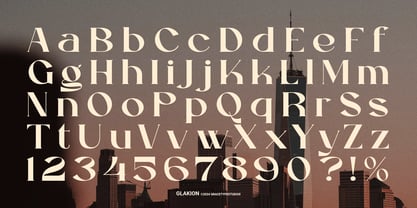 Glakion Font Poster 12