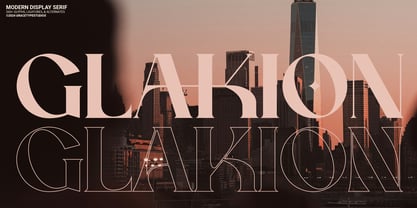 Glakion Font Poster 1