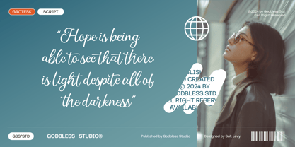 Scritture Grotesk Font Poster 12