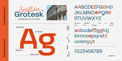 Scritture Grotesk Font Poster 5