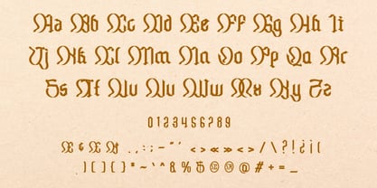 Chameton Font Poster 2