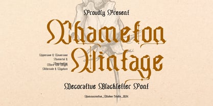 Chameton Font Poster 1