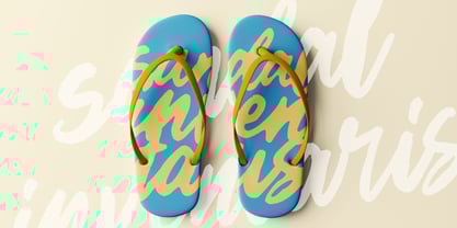 Golden Flower Font Poster 7