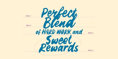 Golden Flower Font Poster 6