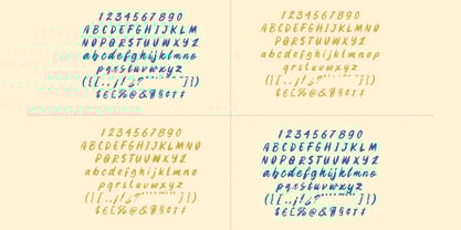 Golden Flower Font Poster 8