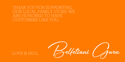 Costtarigain Font Poster 3