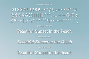 CF Dustbowl Font Poster 2