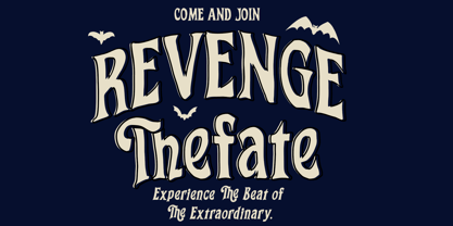 The Tragic Romantic Font Poster 7