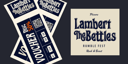 The Tragic Romantic Font Poster 4