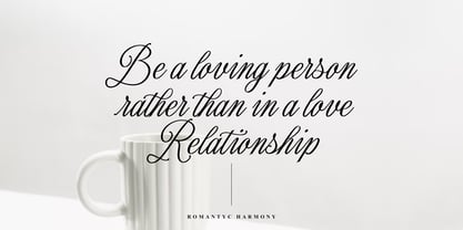 Romantyc Harmony Font Poster 5
