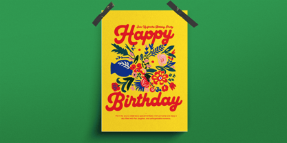 Keramique Script Font Poster 6