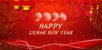 Oriental  Chinese Calligraphy Font Poster 4