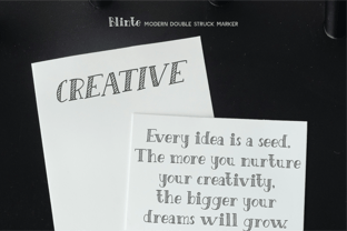 CF Blinte Font Poster 6