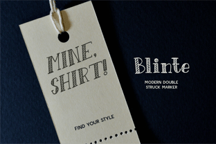 CF Blinte Font Poster 9