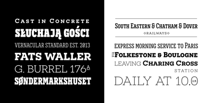 Novecento Slab Font Poster 4