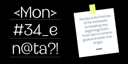 Saltern Font Poster 9