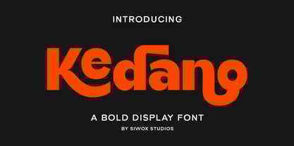 Kedano Font Poster 1