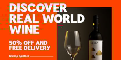 Kedano Font Poster 5