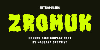 MC Zromuk Font Poster 1
