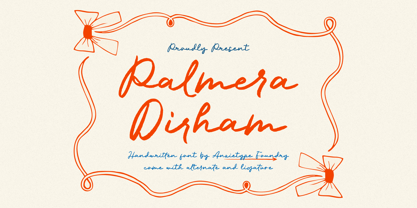 Palmera Dirham Font Poster 1