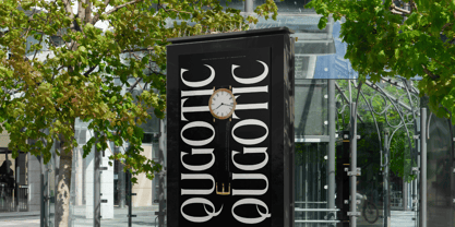 Qugotic Font Poster 5