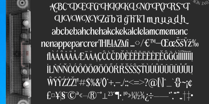 Qugotic Font Poster 15