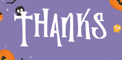 Monster Spooky Font Poster 15