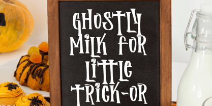 Monster Spooky Font Poster 7