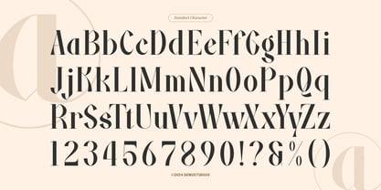 Fiably Manor Font Poster 11