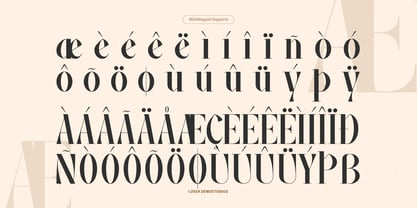 Fiably Manor Font Poster 12