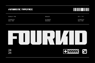 Fourkid Font Poster 1