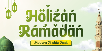Holizan Ramadan Font Poster 1